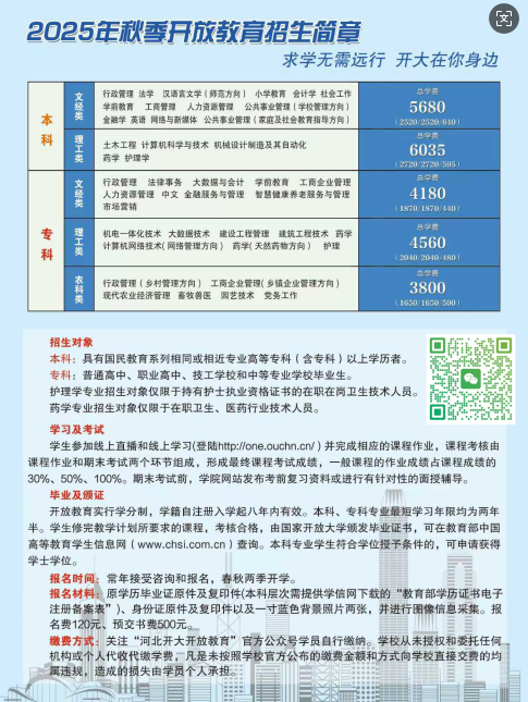 提升學(xué)歷，工作太忙，沒(méi)時(shí)間上課，石家莊電大為你解憂